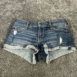 Lightly worn size 0 Abercrombie & Fitch jean shorts